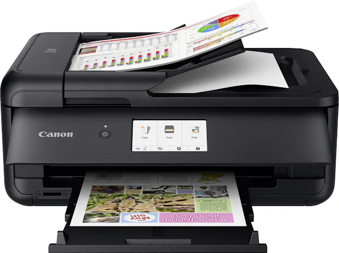 Veel all-in-one-printers hebben bovenop een invoerlade voor de automatische documentinvoer.