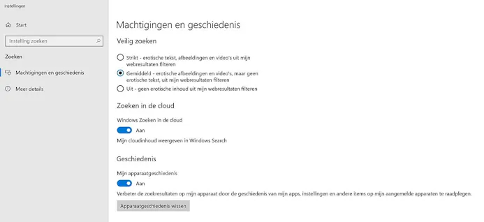 Het zoekgedrag van Windows 10 is (een beetje) aanpasbaar