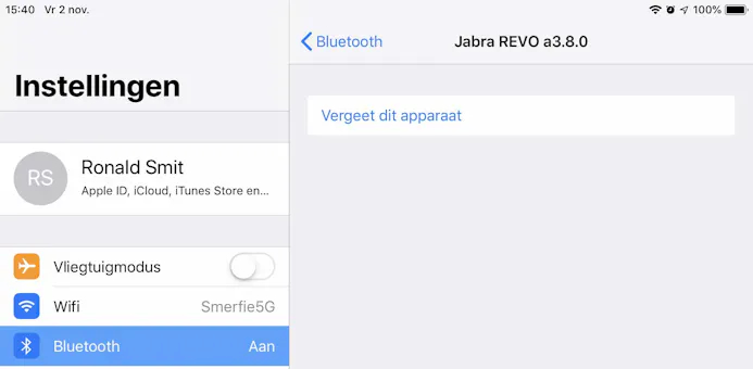 Vergeet een Bluetooth-apparaat en koppel het opnieuw in iOS