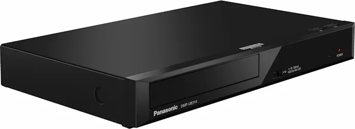 De Panasonic DMP-UB314 is een betaalbare uhd-blu-ray-speler met een geïntegreerde Netflix-app.