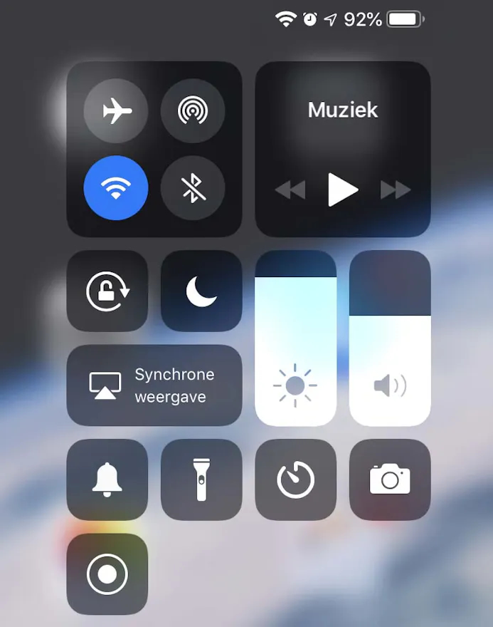 Via het bedieninspaneel in iOS 12 zet je Bluetooth slechts tijdelijk uit