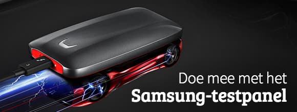 Testpanel Samsung Portable SSD X5 – Test de snelste externe ssd