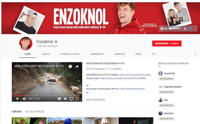 Tip 01 Wil je net zo succesvol worden als vlogger Enzo Knol?
