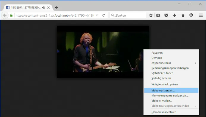 Tip 05 Gebruik de Firefox-browser als je een video wilt opslaan.