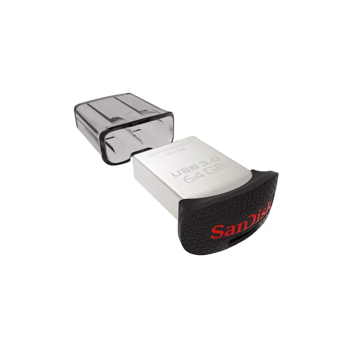 Sommige usb-sticks zijn piepklein, zoals de SandDisk Cruzer Fit Ultra.