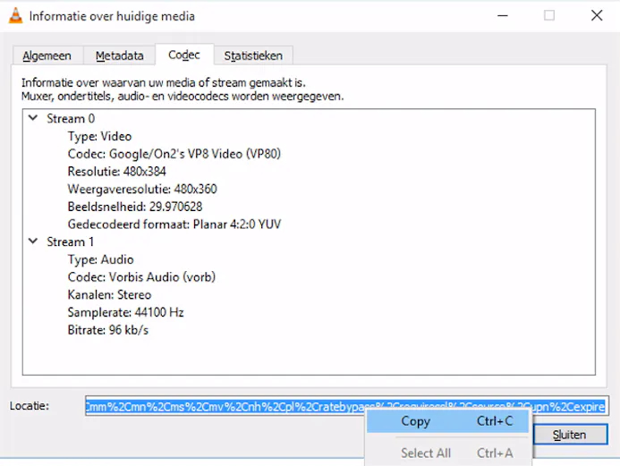 Gebruik VLC om YouTube-filmpjes op te slaan op je computer.
