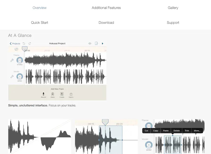 Tip 10 Hokusai Audio Editor is een goede audio editor voor iOS.