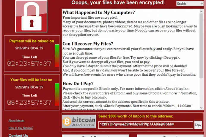 De Wannacry-ransomware-uitbraak, die voor grote schade zorgde, was (deels) te wijten aan een hack van de Amerikaanse veiligheidsdienst NSA.