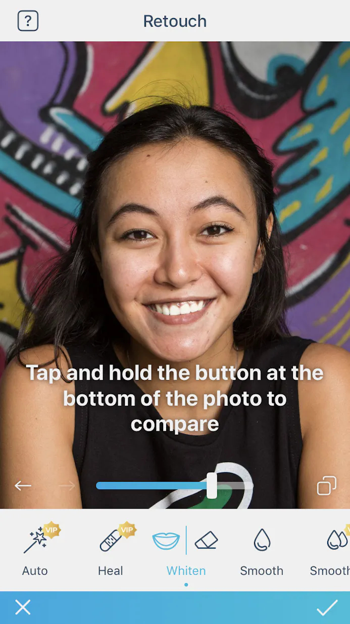Tip 04 Mag je selfie net iets professioneler? Dan heb je FaceTune nodig.
