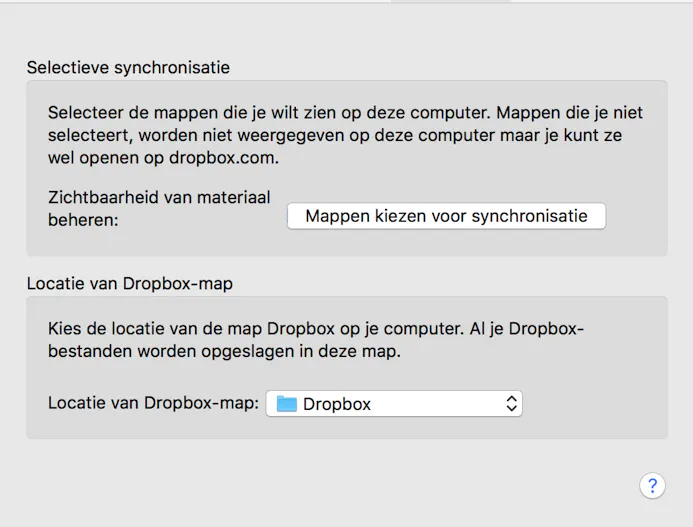Tip 09 Mappen in Dropbox die je niet ziet op de computer, kun je nog wel openen via dropbox.com.