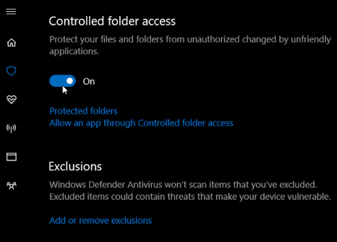 De nieuwe beveiligingsfunctie binnen Windows 10.