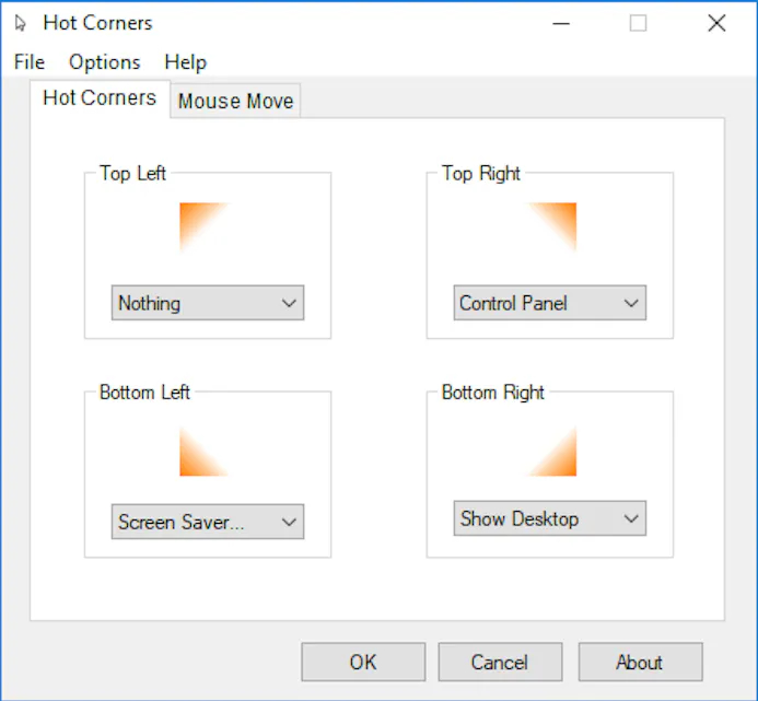 Tip 12 Hot Corners kan heel veel verschillende functies toewijzen aan de hoeken van je scherm.