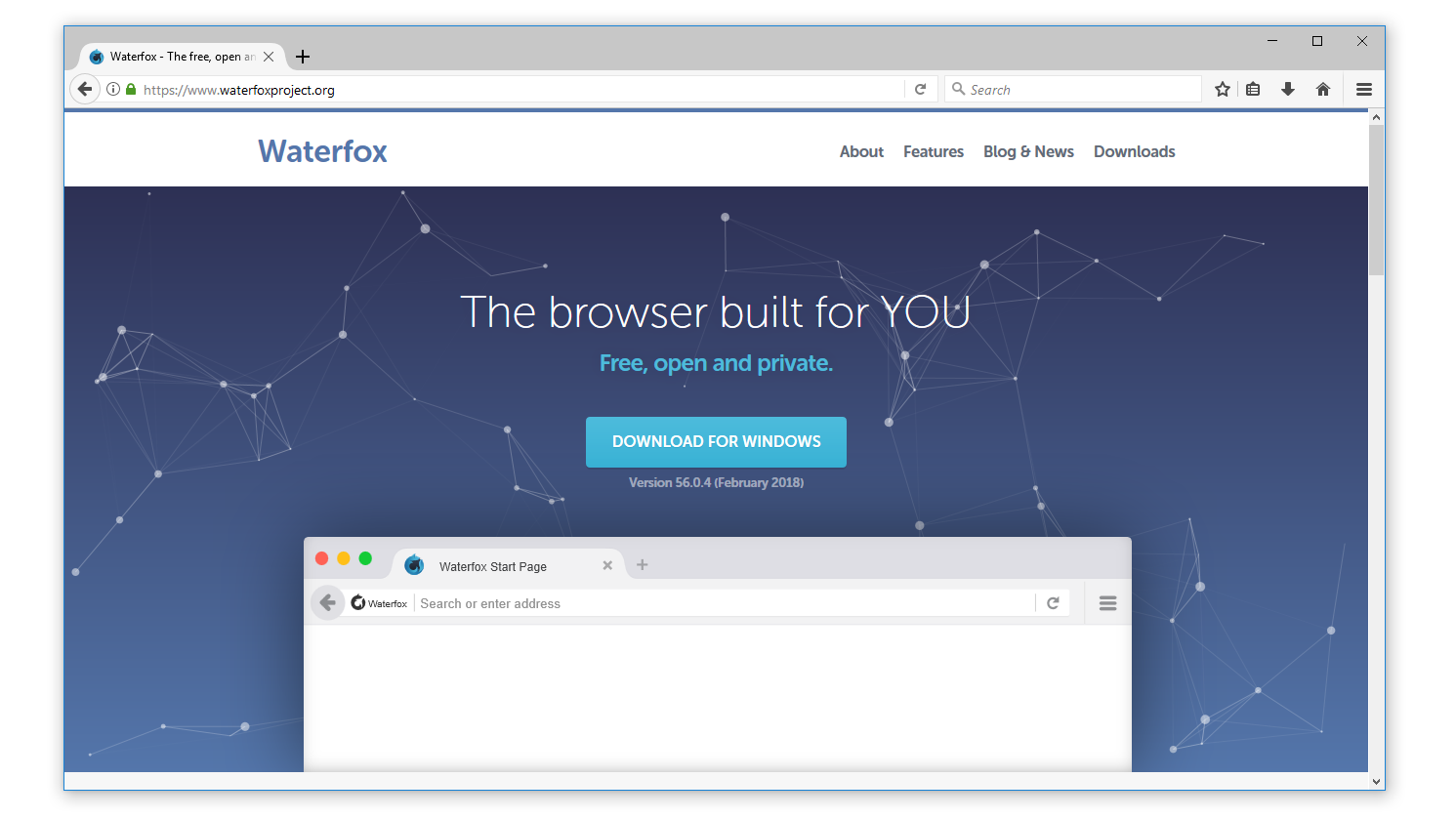 Waterfox - Privacyvriendelijk Firefox-alternatief