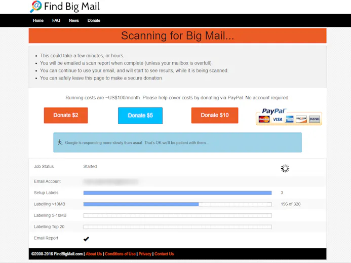 Met Find Big Mail vind je in één klap alle grote mails in je Gmail.