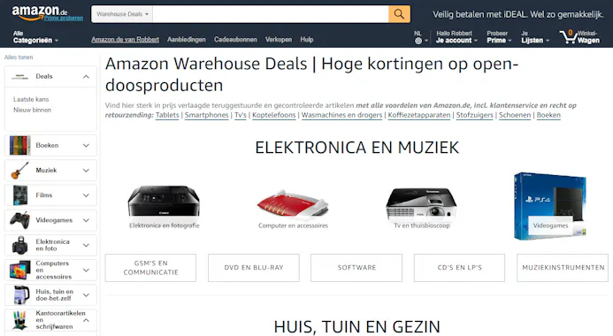 De open-doosproducten van Amazon zijn vaak een stuk goedkoper dan de ongeopende versies.