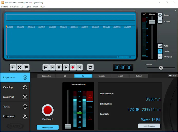 Tip 06 Met Audio Cleaning Lab kun je muziek digitaal opslaan van verschillende geluidsdragers, dus ook van lp’s.