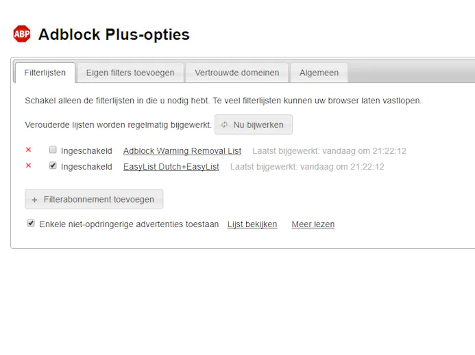 Tip 04 Adblock Plus is een adverteerdervriendelijke blokkeer-app, waarmee je alleen de echte boosdoeners pakt.