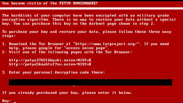 01 De Petya-ransomware was een voorbeeld van een supply-chain-aanval.