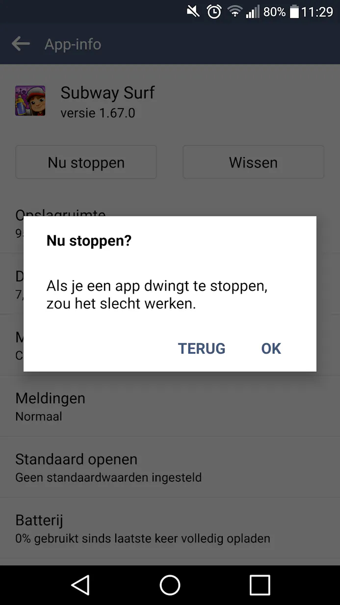 03 Je kunt een app handmatig stoppen, maar hiermee optimaliseer je Android niet.