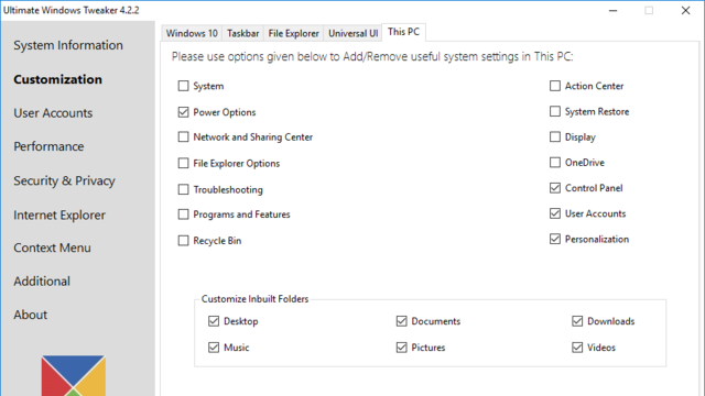 Finetune Windows 10 met Ultimate Windows Tweaker
