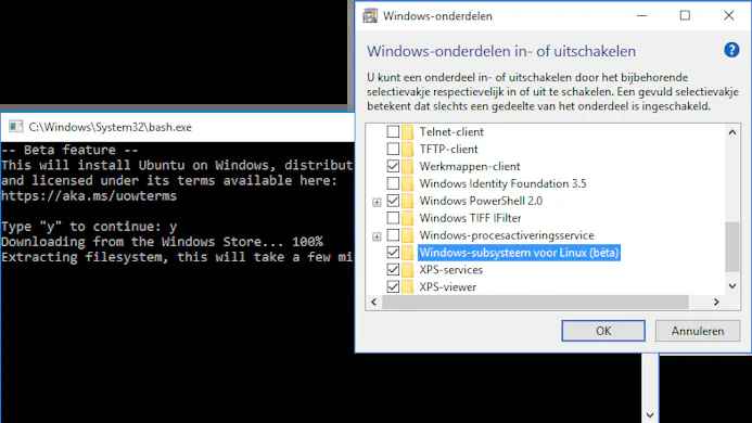 Installeer Bash voor de ultieme opdrachtprompt in Windows 10.