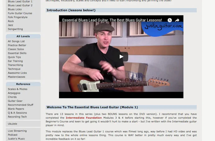 Tip 03 www.justinguitar.com is een geweldige site voor gitaar-tutorials.