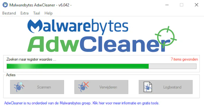 Tip 06 AdwCleaner is nu eigendom van Malwarebytes, maar nog steeds gratis en uiterst doeltreffend tegen malware en andere ongenodigde gasten.