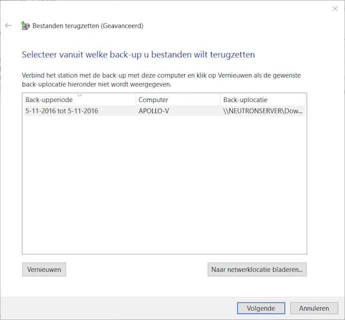 Tip 03 Ook als je de Windows 7-backuptool gebruikt, kun je die in Windows 10 terugzetten.
