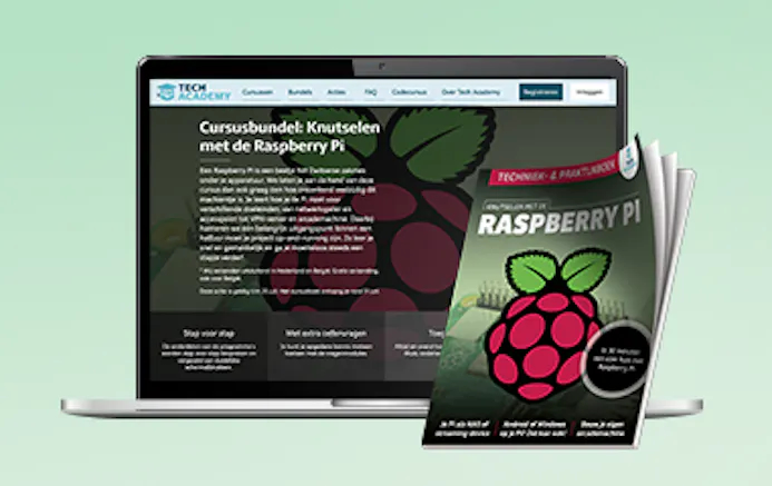 De cursus van de Tech Academy helpt je op weg met de Raspberry Pi.