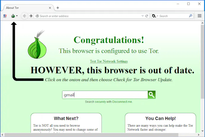 Gebruik ‘normale webdiensten’ liever niet in een alternatieve browser.