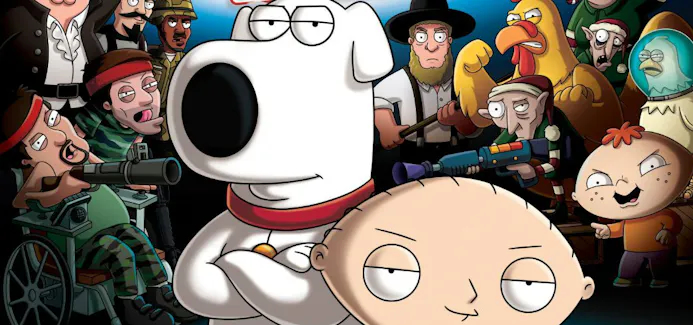 De serie Family Guy van Fox is ook al te zien op Netflix.