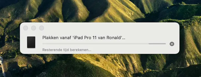 Gelukkig werkt ook Handoff weer na de update naar macOS 11.1, waarmee een gedeeld klembord tussen verschillende Mac's of bijvoorbeeld een Mac en een iPad weer mogelijk is.
