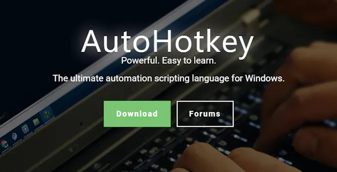 AutoHotkey is volgens de makers “de ultieme scripttaal voor Windows”.