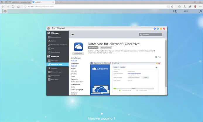 Asustor biedt aparte synchronisatie-tools voor de verschillende cloudopslagdiensten.