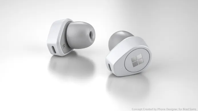 Dit zouden de nieuwe in-ear-oordopjes van Microsoft zijn.