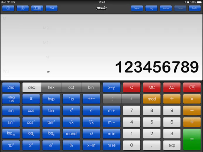 PCalc, een prima rekenmachine voor iPad en iPhone