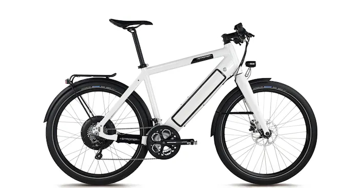 Tip 09 Een fiets met ingebouwde gps en bijbehorende app: de Stromer ST1.