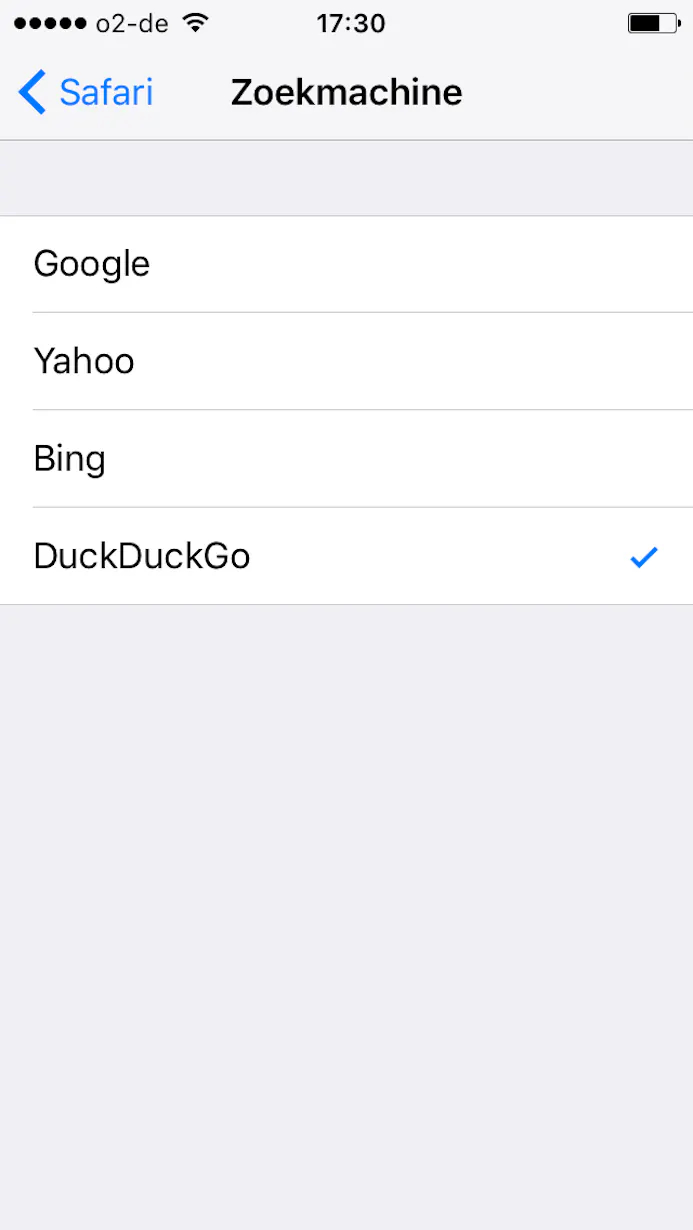 DuckDuckGo is een zoekmachine die je privacy serieus neemt.