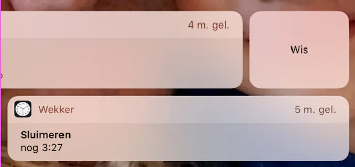 iOS 10 Sluimeren