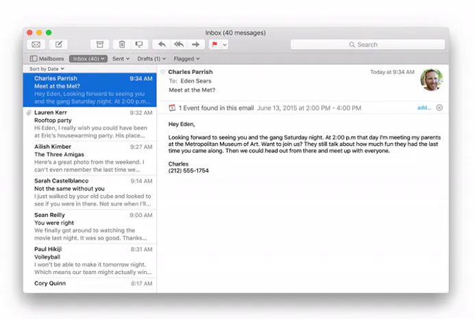 Mail is een van de handigste e-mailprogramma's op OS X-apparaten.