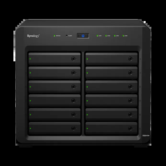 Synology DS2419+ NAS-server.