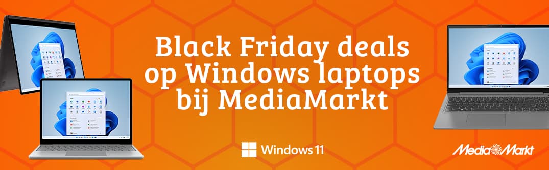 Dit zijn de beste Black Friday-laptopdeals bij MediaMarkt