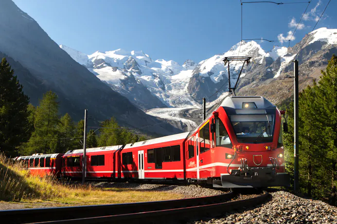 Trein in Zwitserland