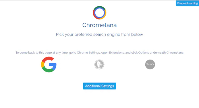 Chrometana, bing, chrome, google, zoekmachine