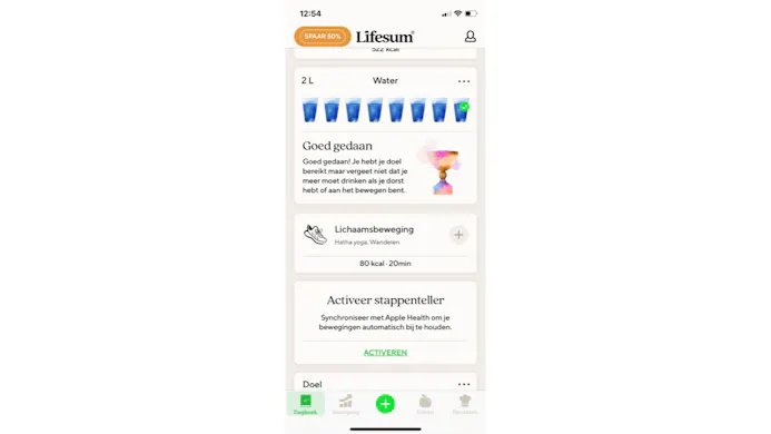 Afvallen met de app Lifesum