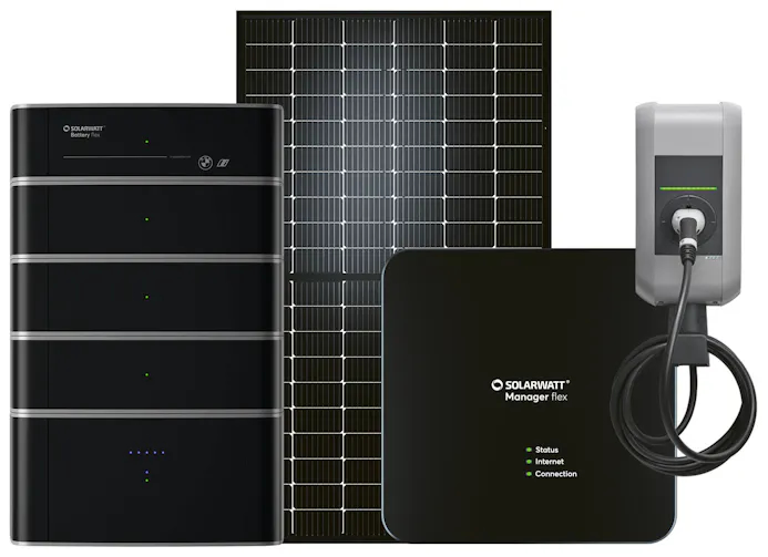 Thuisbatterij thuisaccu home energy storing system Solarwatt