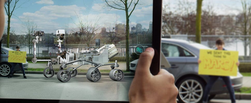 Augmented reality in Windows 10 straks met iedere webcam