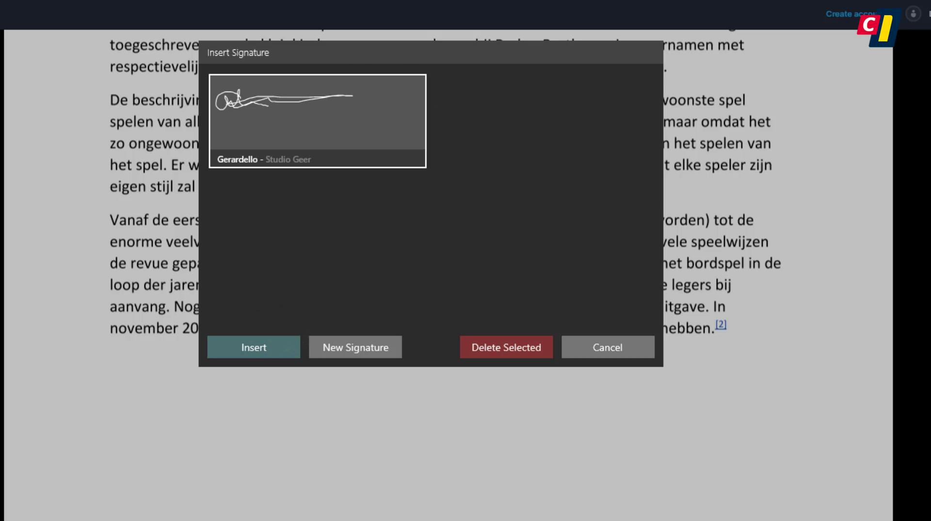 Drawboard PDF – Handtekening en opmerkingen toevoegen