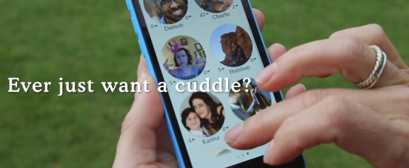 Cuddlr: een app voor knuffelaars
