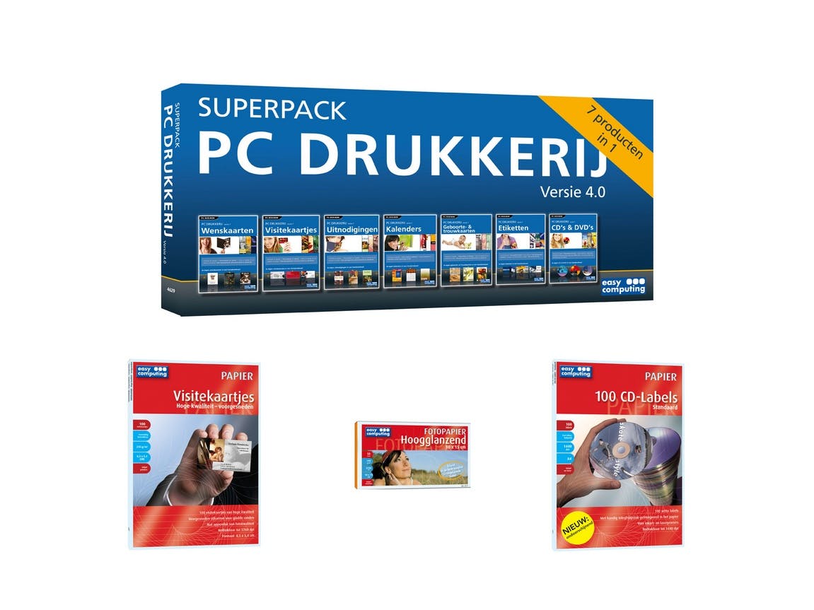 Vrijdag, actie-dag: Easy Computing drukkerij-pakket!